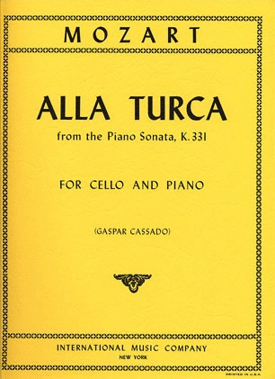 International Music Company Mozart, W.A. (Cassado): Alla Turca (cello & piano)