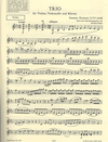 C.F. Peters Donizetti, Gaetano: Trio in Eb (violin, cello & piano)
