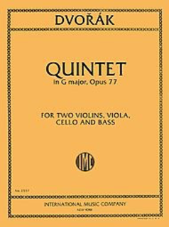 International Music Company Dvorak, Antonin: Quintet in G Op.77 (2 violins, viola, cello, bass)