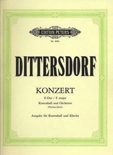 C.F. Peters Dittersdorf, K.D. (Tischer-Zeitz): Bass Concerto in E major (bass & piano)