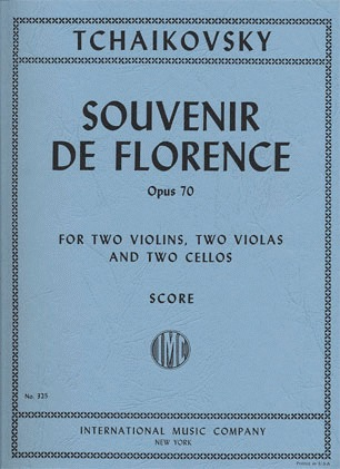 International Music Company Tchaikovsky, P.I.: (Score) Souvenir de Florence, Op.70 (string sextet)