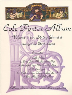 LudwigMasters Porter, Cole (Ligon): Album for String Quartet Vol.1 (score & parts)
