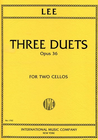 International Music Company Lee: Three Duets, Opus 36 for two cellos
