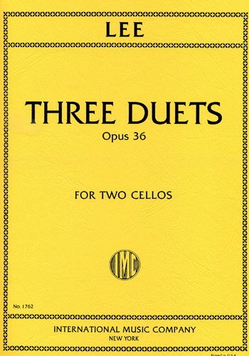 International Music Company Lee: Three Duets Op.36 (2 Cellos) IMC