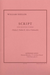 Sheller, William: Script (string quartet) score and parts