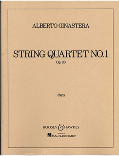 HAL LEONARD Ginastera, Alberto: String Quartet No. 1, Op. 20