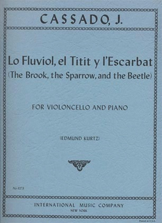 International Music Company Cassado, Joaquin: Lo Fluviol, El Titit y l'Escarbat (cello & piano)