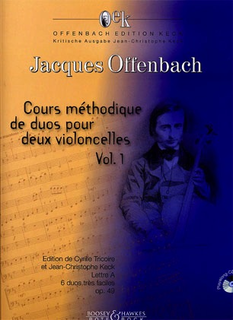 HAL LEONARD Offenbach, J.: Cours Methodique de dous pour deux violoncelles - Volume 1