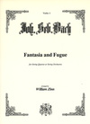 Carl Fischer Bach, J.S. (Zinn): Fantasia and Fugue in c minor transcribed for string quartet