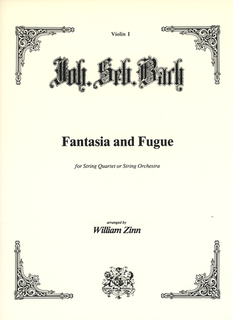 Carl Fischer Bach, J.S. (Zinn): Fantasia and Fugue in c minor transcribed for string quartet