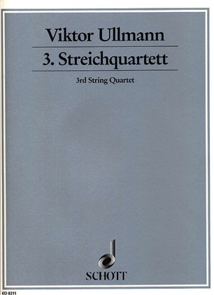 HAL LEONARD Ullmann, V. : String Quartet No. 3 Op.46 (2 violins, viola, and cello)