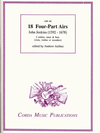 Jenkins, John: 18 Four-Part Airs (2 violins, viola, cello) score & parts