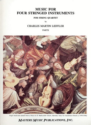 LudwigMasters Loeffler, Charles Martin: Music for Four Stringed Instruments (string quartet) parts