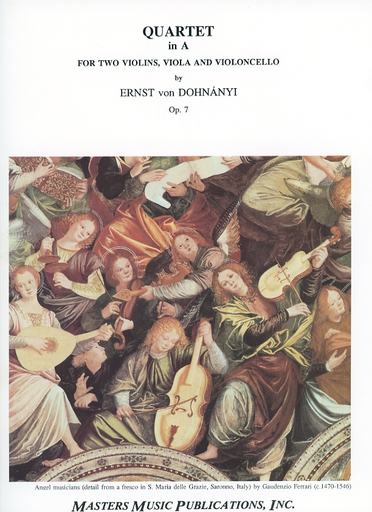 LudwigMasters Dohnanyi, Ernst von: Quartet No.1 in A Op.7 (string quartet)