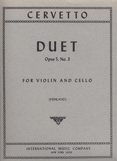 International Music Company Cervetto, James: Duet Op.5#3 (Violin & Cello)