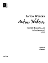 Carl Fischer Webern, A.: Six Bagatelles, Op. 9, 1913 (2 violins, viola, and cello)