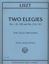 International Music Company Liszt, Franz (Morganstern): two Elegies No. 1 (S.130) and No. 2 (S.131) for cello and piano