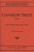 International Music Company Koussevitzky, Serge: Chanson Triste Op.2 (bass & piano)