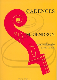 Edition Delrieu Gendron: Cadenzas (Cadences) (cello) Edition Delrieu
