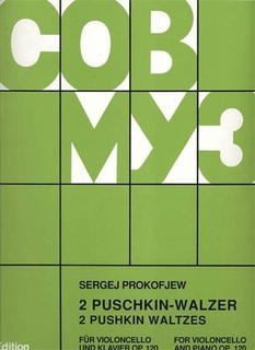 HAL LEONARD Prokofiev, Sergei: Pushkin Waltzes Op.120 (Cello & Piano)