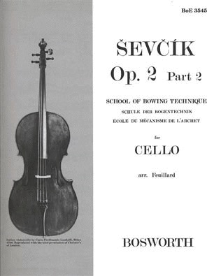 HAL LEONARD Sevcik, O.: Op.2 No.2 School of Bowing Technique (cello)