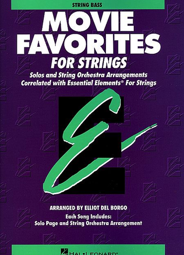 HAL LEONARD Del Borgo: Movie Favorites for Strings (bass)