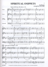 LudwigMasters Hall, Percy (arr): Spiritual Snippets for Violin Trio or Mixed String Trio, score & parts