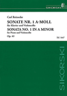 Edition Sikorski Reinecke, Carl: Sonata No. 1 in A minor, Op. 42.
