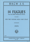 International Music Company Bach, J.S.: 14 Fugues from the Well-Tempered Clavier, Volume I  For string quartet (set of parts)