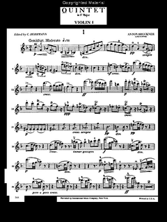 International Music Company Bruckner, Anton: Quintet in F major (2 violins, 2 violas, cello)
