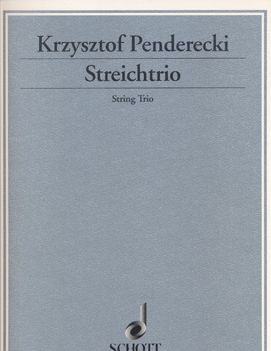 HAL LEONARD Penderecki, K.: String Trio  (violin, viola, cello) (score & parts)