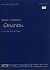 Pinkham, Daniel: Orations (cello & organ)