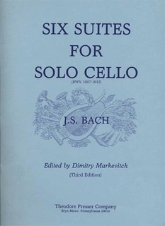 Carl Fischer Bach, J.S. (Markevitch): Six Suites for Solo Cello
