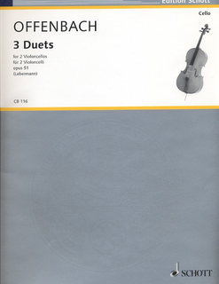 HAL LEONARD Offenbach, J. (Lebermann, arr.): 3 Duets, Op.51 (2 Cellos)