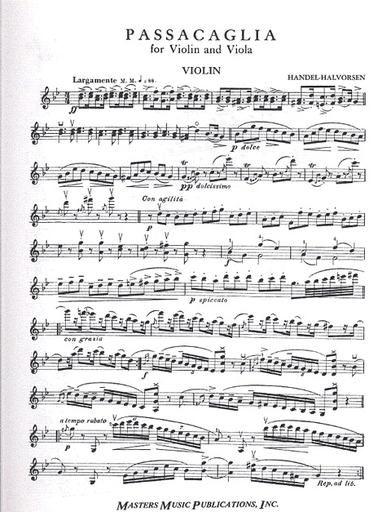 Passacaglia for Violin and Cello 