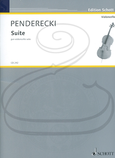 HAL LEONARD Penderecki: Suite for Violoncello Solo (cello) Schott