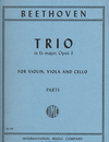 International Music Company Beethoven, L.von: Trio in Eb Major Op.3 (violin, Viola, Cello)