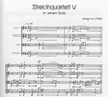 Carl Fischer Yun, Isang: String Quartet V in einem satz 1990, score and parts