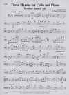 Kaiser, Kurt, (arr): Three Hymns for cello and piano