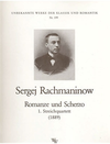 Wollenweber Rachmaninov, S.: Romance and Allegro-String Quartet No. 1, 1889