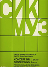 HAL LEONARD Shostakovich, Dmitri: Cello Concerto No.1 Op.107 (cello & piano)