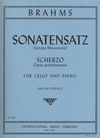 International Music Company Brahms, Johannes (Despalj): Sonatensatz-Scherzp Op.posth (cello & piano)