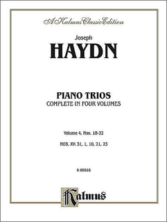 Kalmus Haydn, F.J.: Piano Trios Vol.4,#18-22 Kalmus edition (violin, Cello, Piano)