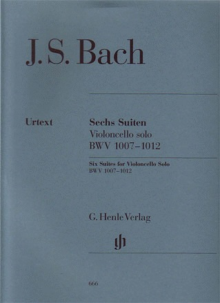 HAL LEONARD Bach, J.S. (Voss, ed.): 6 Suites, BWV 1007-1012, urtext (cello)