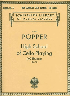 HAL LEONARD Popper, David: High School of Cello Playing-40 Etudes Op.73 (cello)