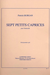 Burgan, Patrick: Sept Petits Caprices pour Violon-7 Little Caprices for Cello