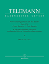 Barenreiter Telemann, G.P.: Paris Quartets Vol.2 (flute, piano, violin, viola, cello) Barenreiter