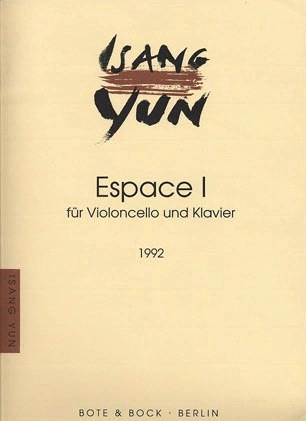 Carl Fischer Yung, Isang Espace 1 (cello & piano)