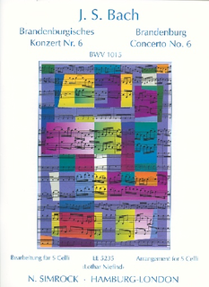 HAL LEONARD Bach, J.S.: Brandenberg Concerto #6 (cello solo) Special Import