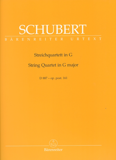 Barenreiter Schubert, Franz: String Quartet in G major Op. Post. 161, Barenreiter